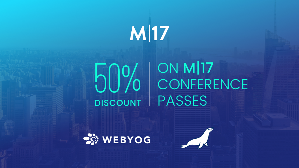 Read more about the article 50% discount on M|17 conference passes